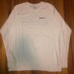 White Patagonia Long Sleeve T-Shirt